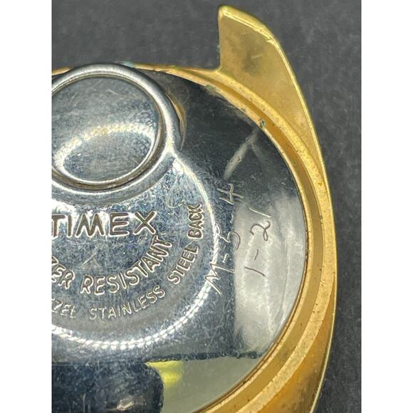 Vintage Men\'s Timex Electronic Time Zone Watch Gold Plated Telephone Dial main image 2